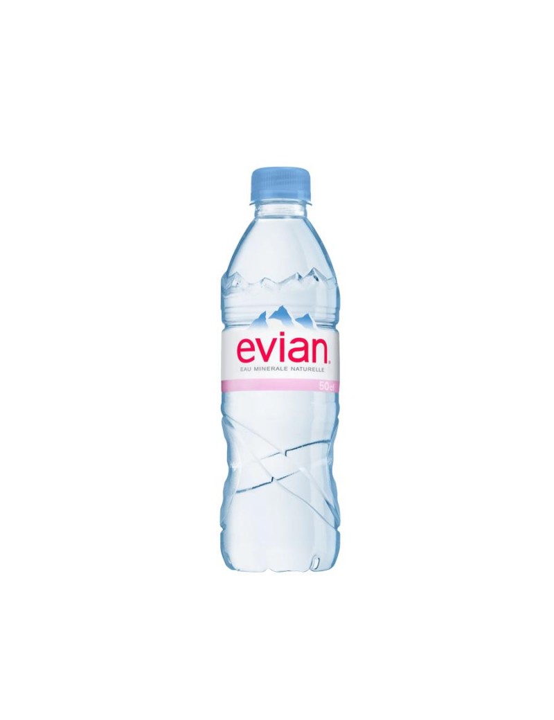 Bouteille d'eau minérale Evian - 50 cl pas cher